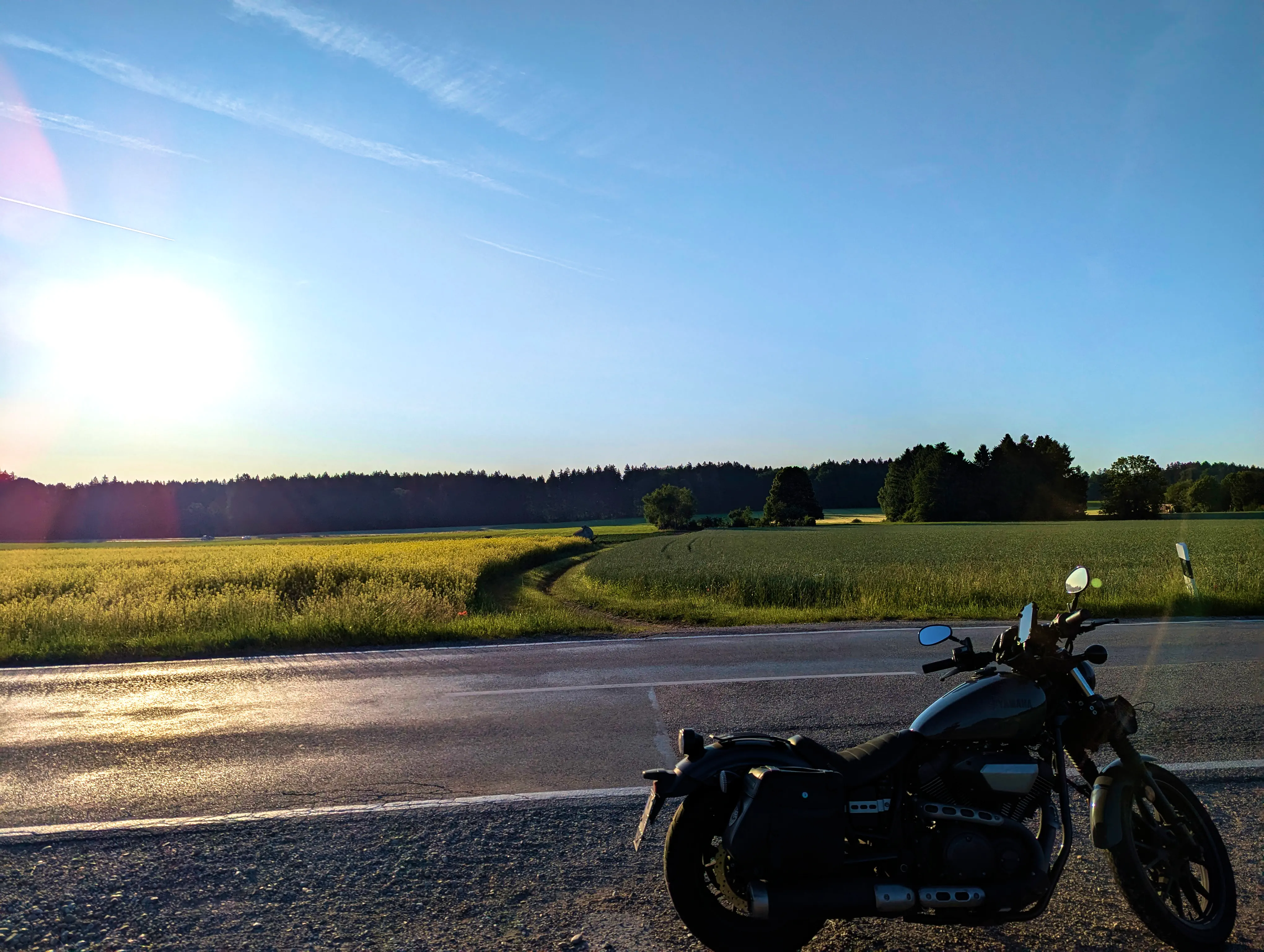 … am Straßenrand.