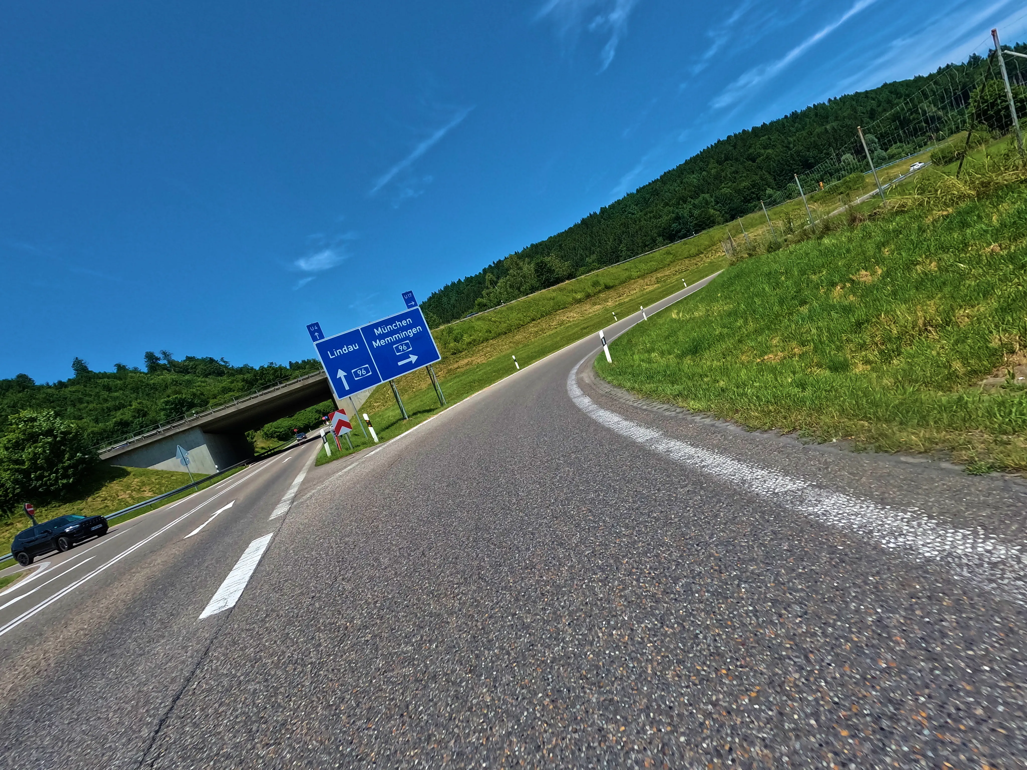 Rauf auf die Autobahn