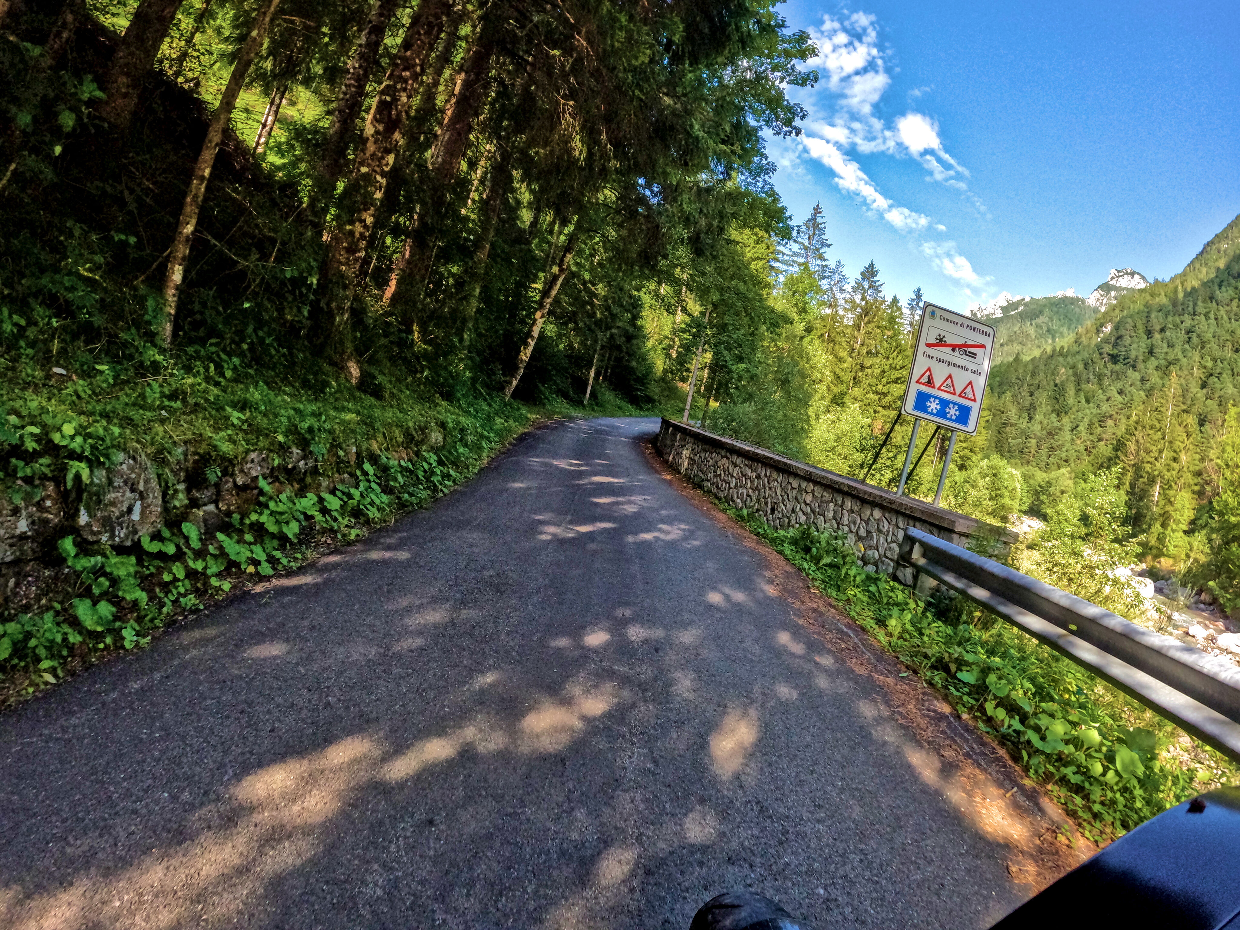 Die Straßen wurde schmäler