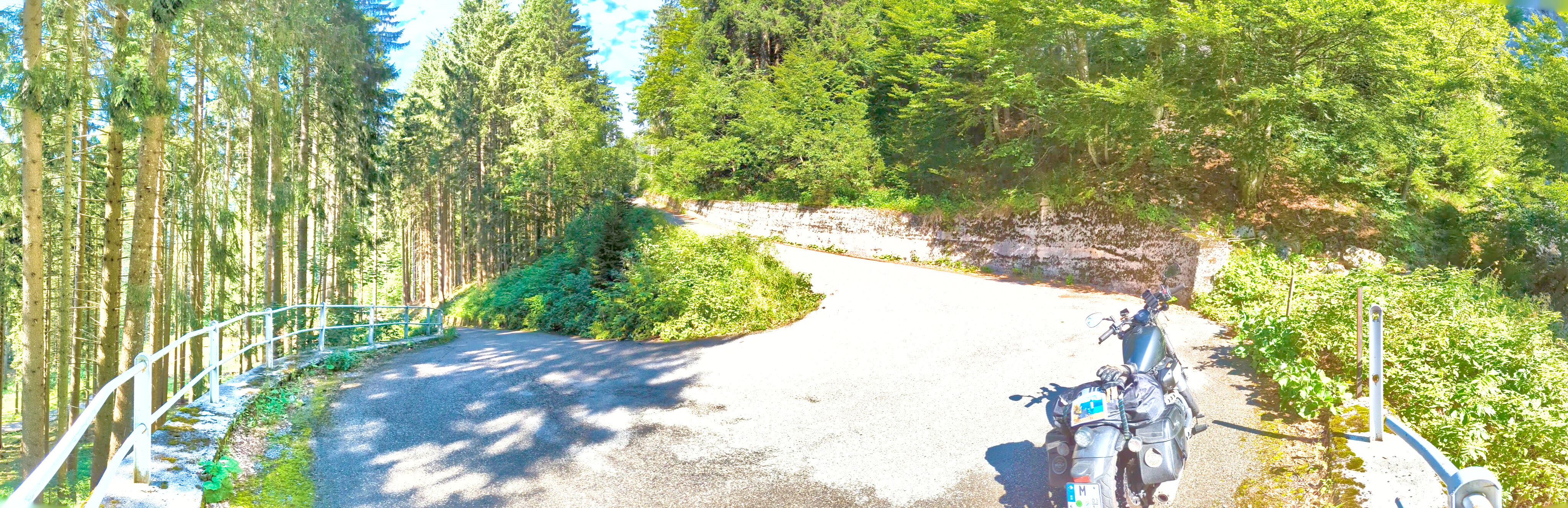 Total überbelichtetes Panorama