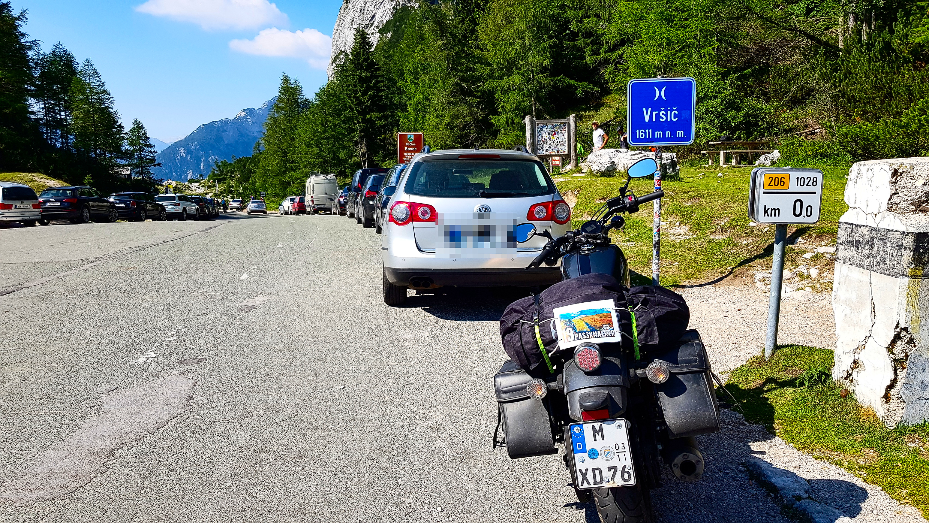 Passknacker-Nachweis Vršič-Pass