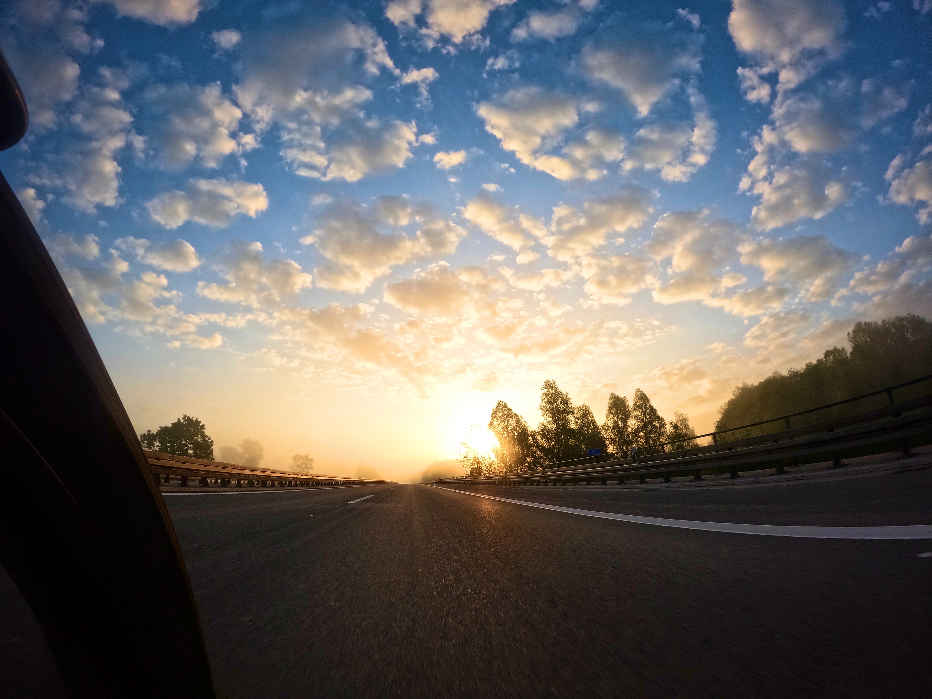 Da vorne geht’s los: Nebel!