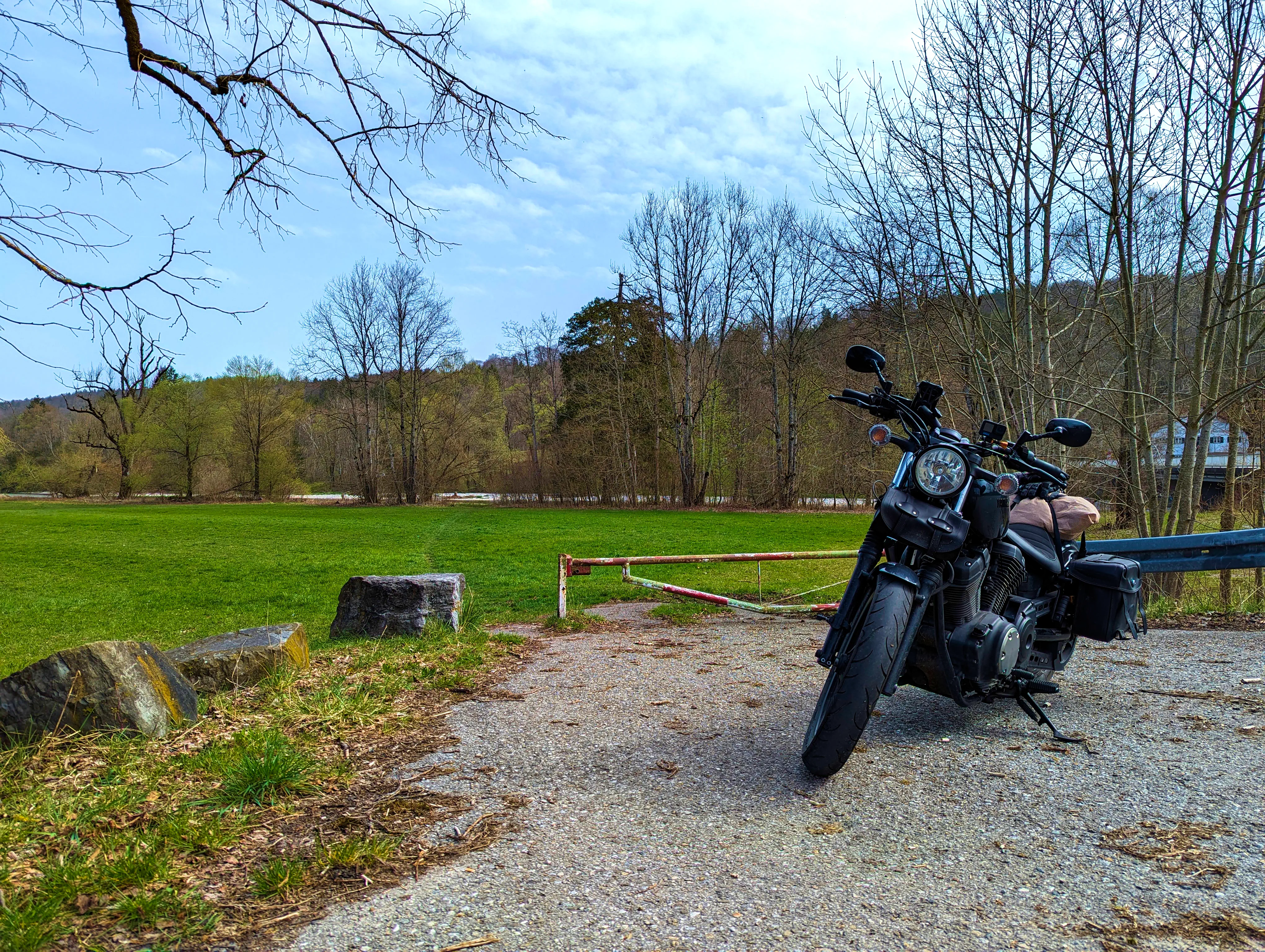 Kurze Pause zwischen Isar …