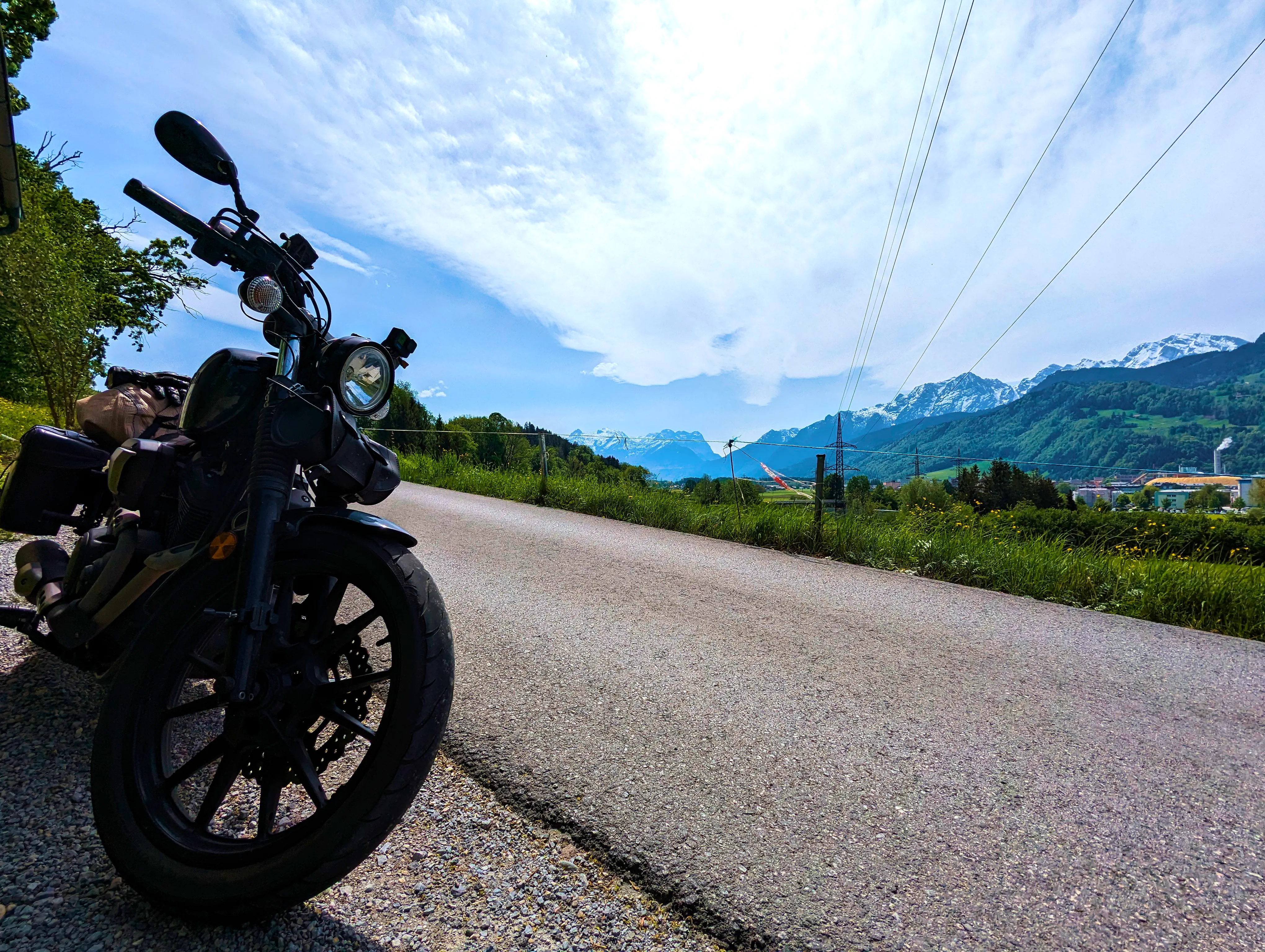 … mit schöner Aussicht …