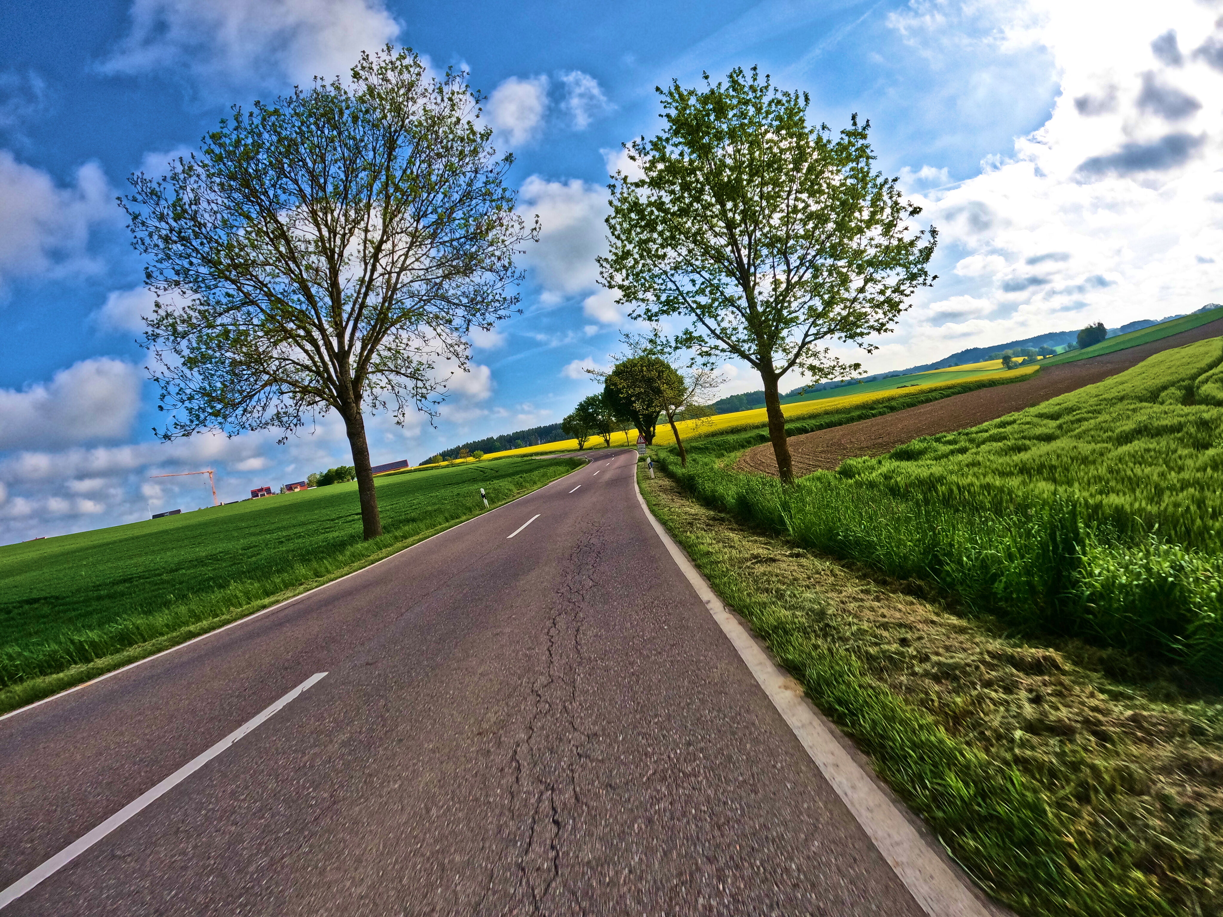 … der Himmel etwas auf …