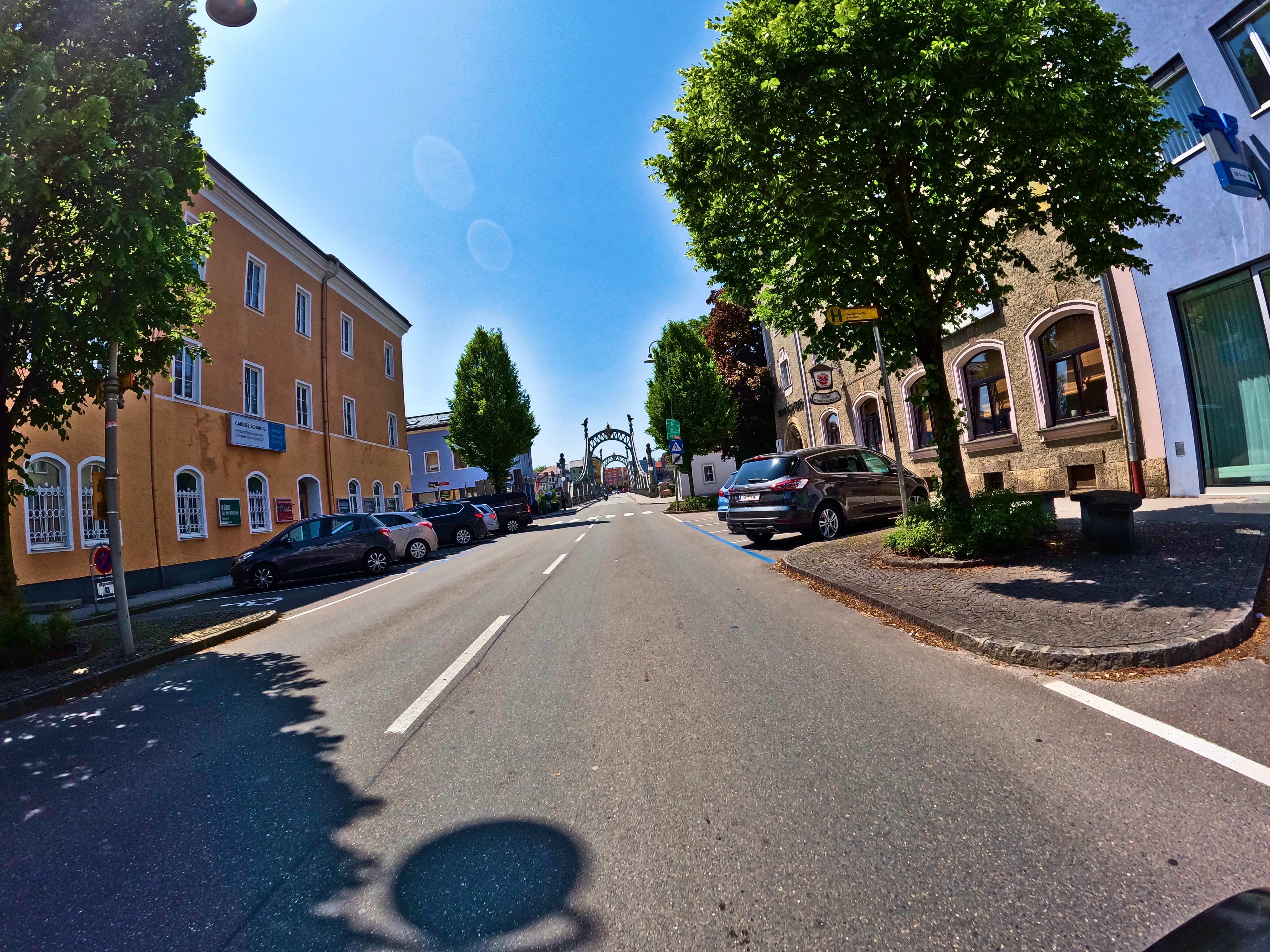 Oberndorf, Richtung Laufen.