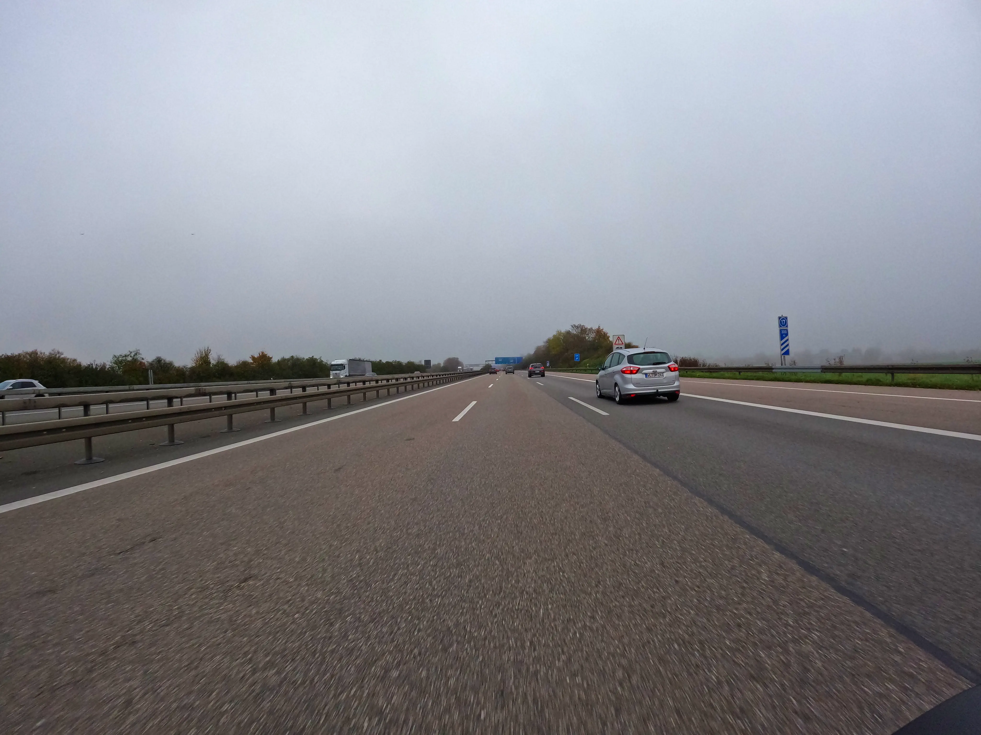 Und direkt rein in den Nebel