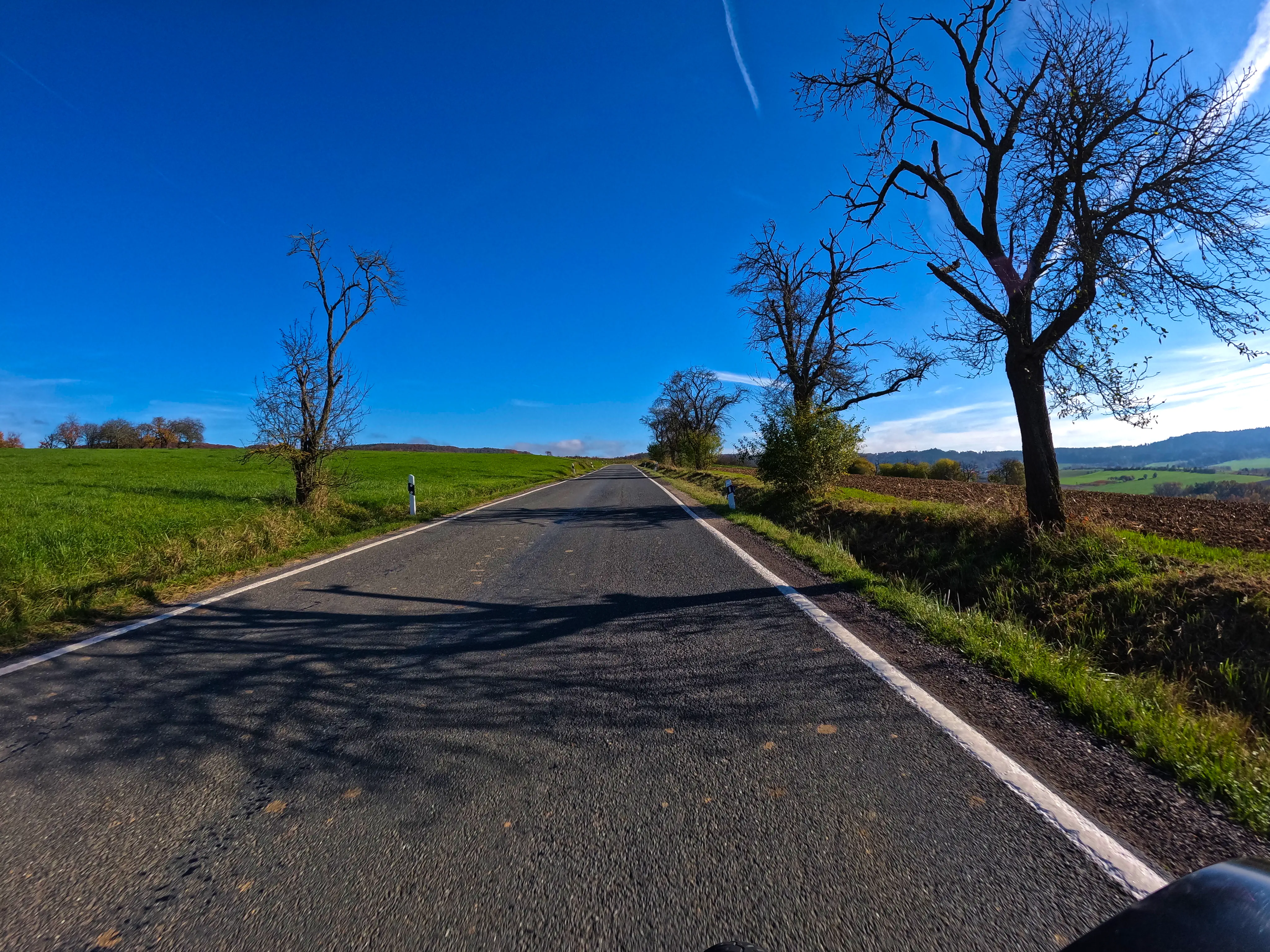 Mit Sonnenschein …