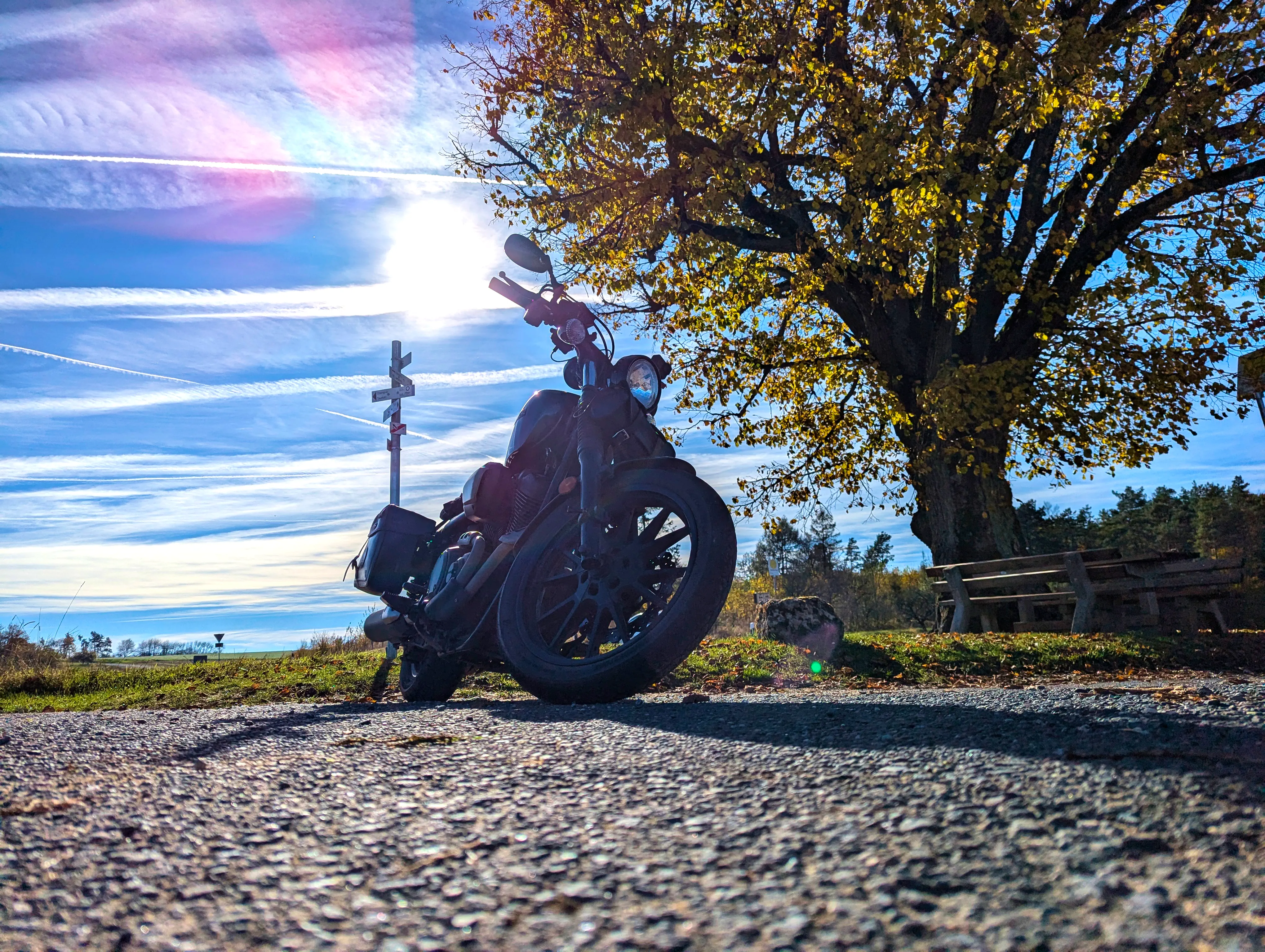 Ausblick Teuchatzer Berg