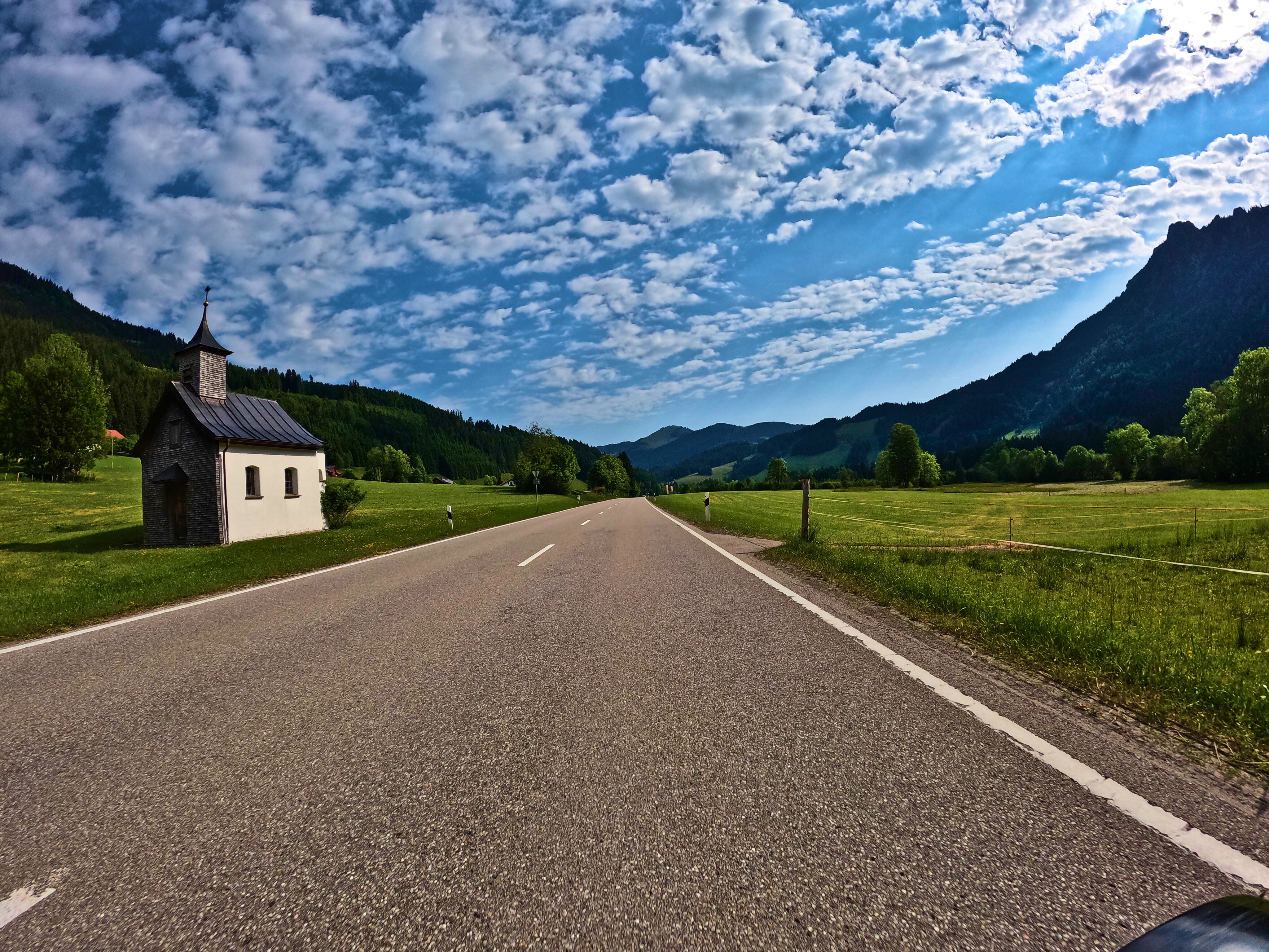 B310 nach Norden, …