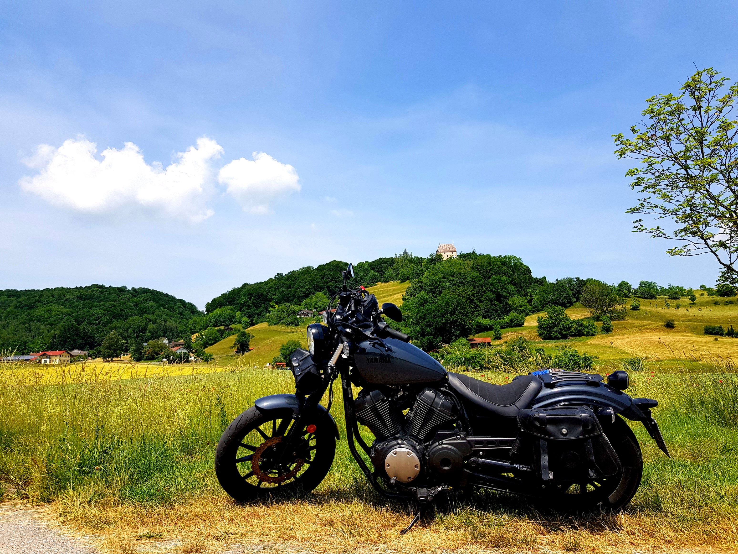 In dem Häuschen lebt es sich bestimmt auch angenehm. Und die Aussicht!