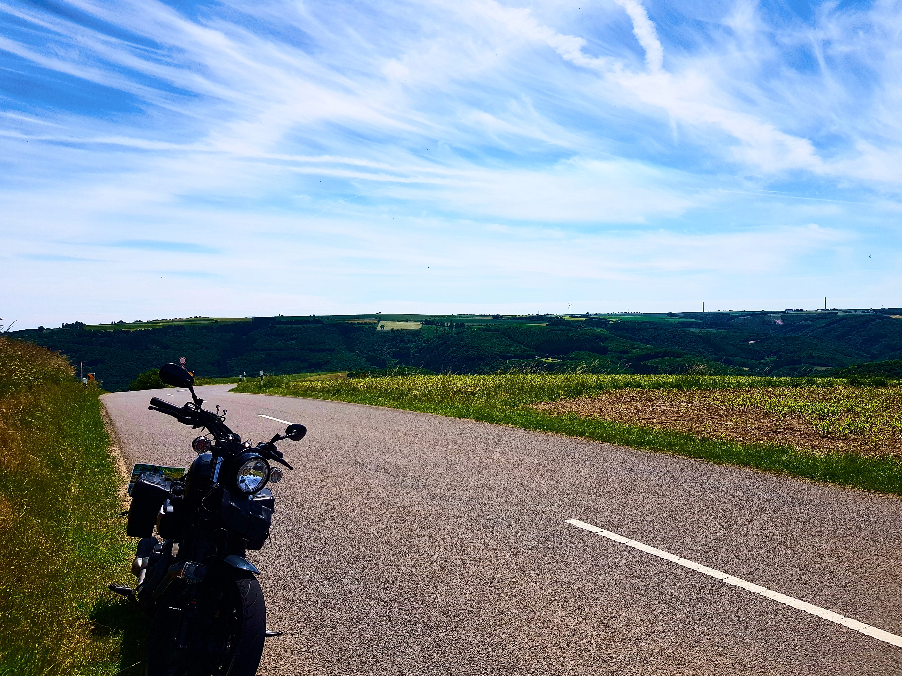 Ausblick am Schlindermanderscheider Kreuz