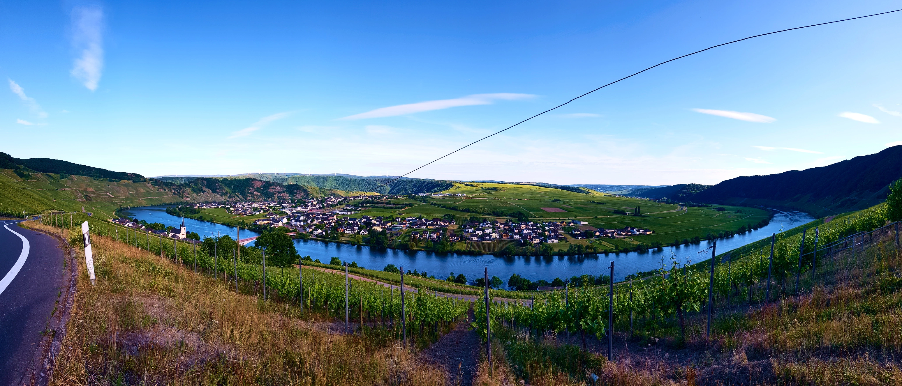 … und was für ein Blick über die Mosel!
