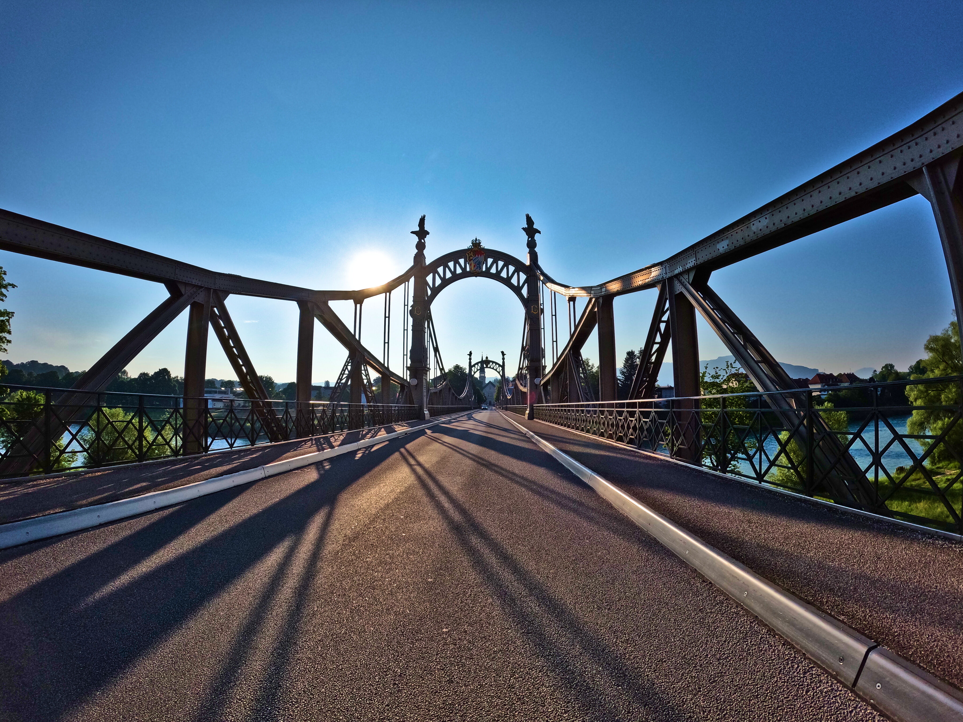 Brücke von Bayern nach Österreich