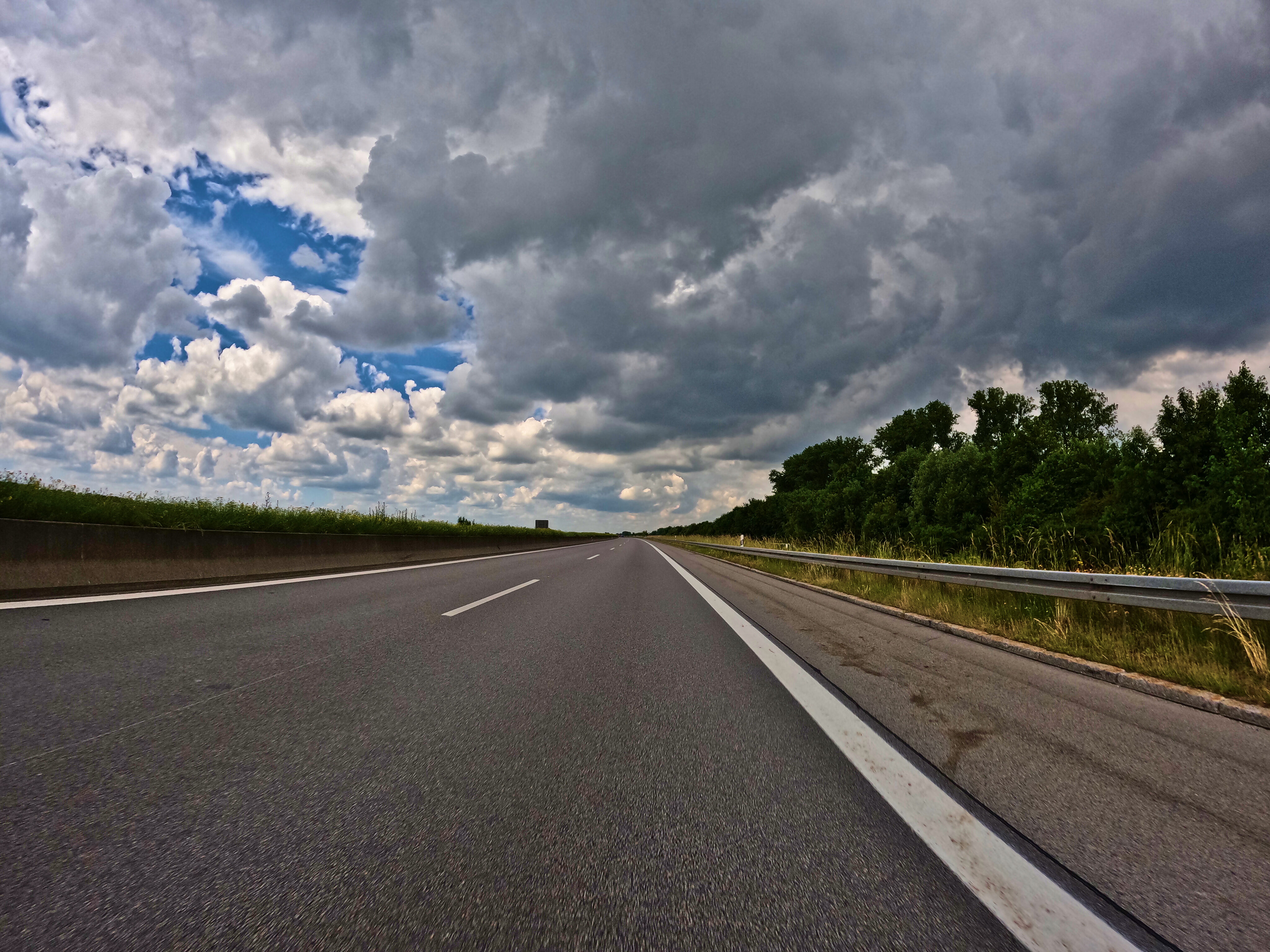 Der Himmel zog sich nochmal etwas zu.