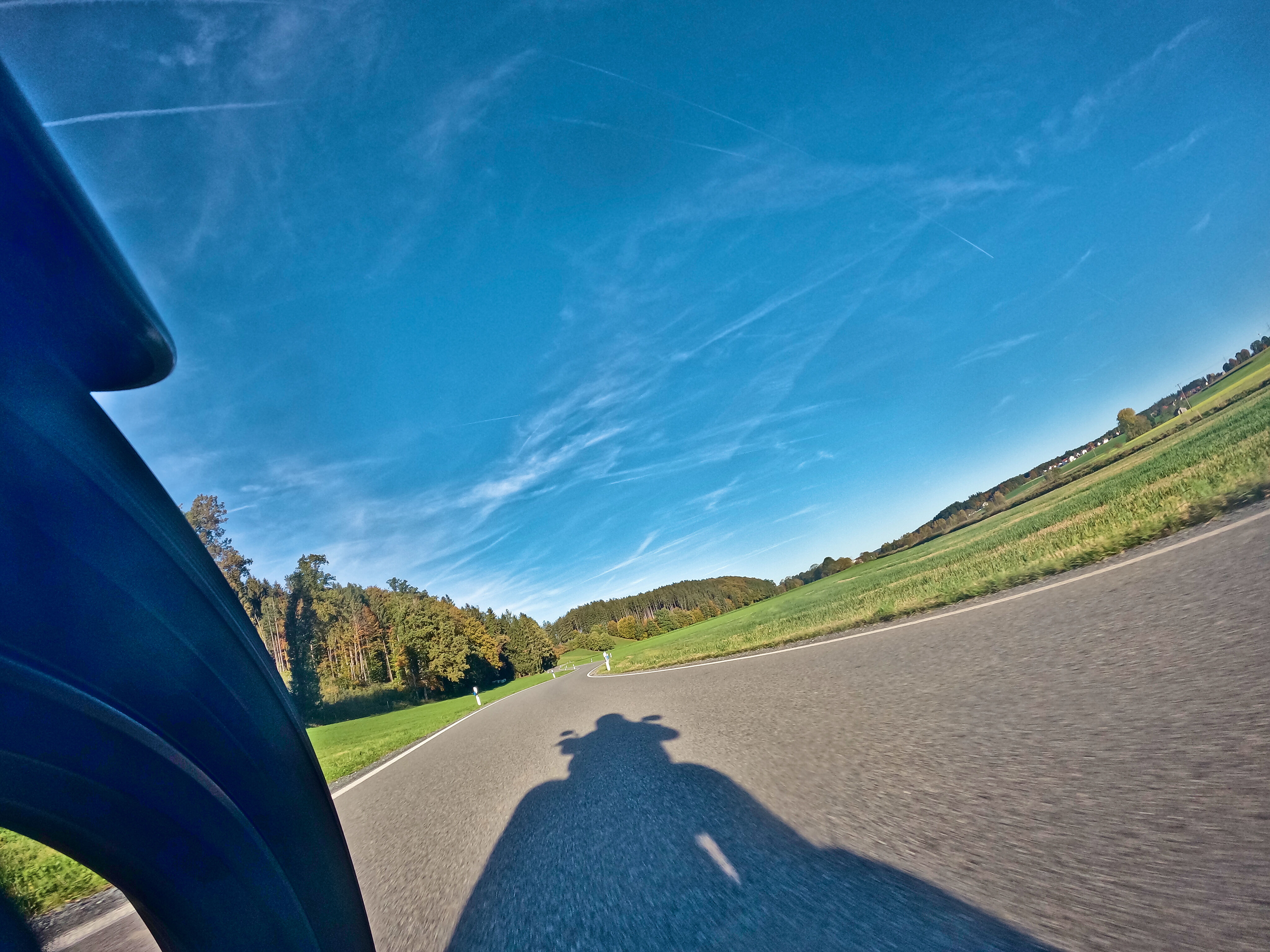 Die Sonne im Rücken