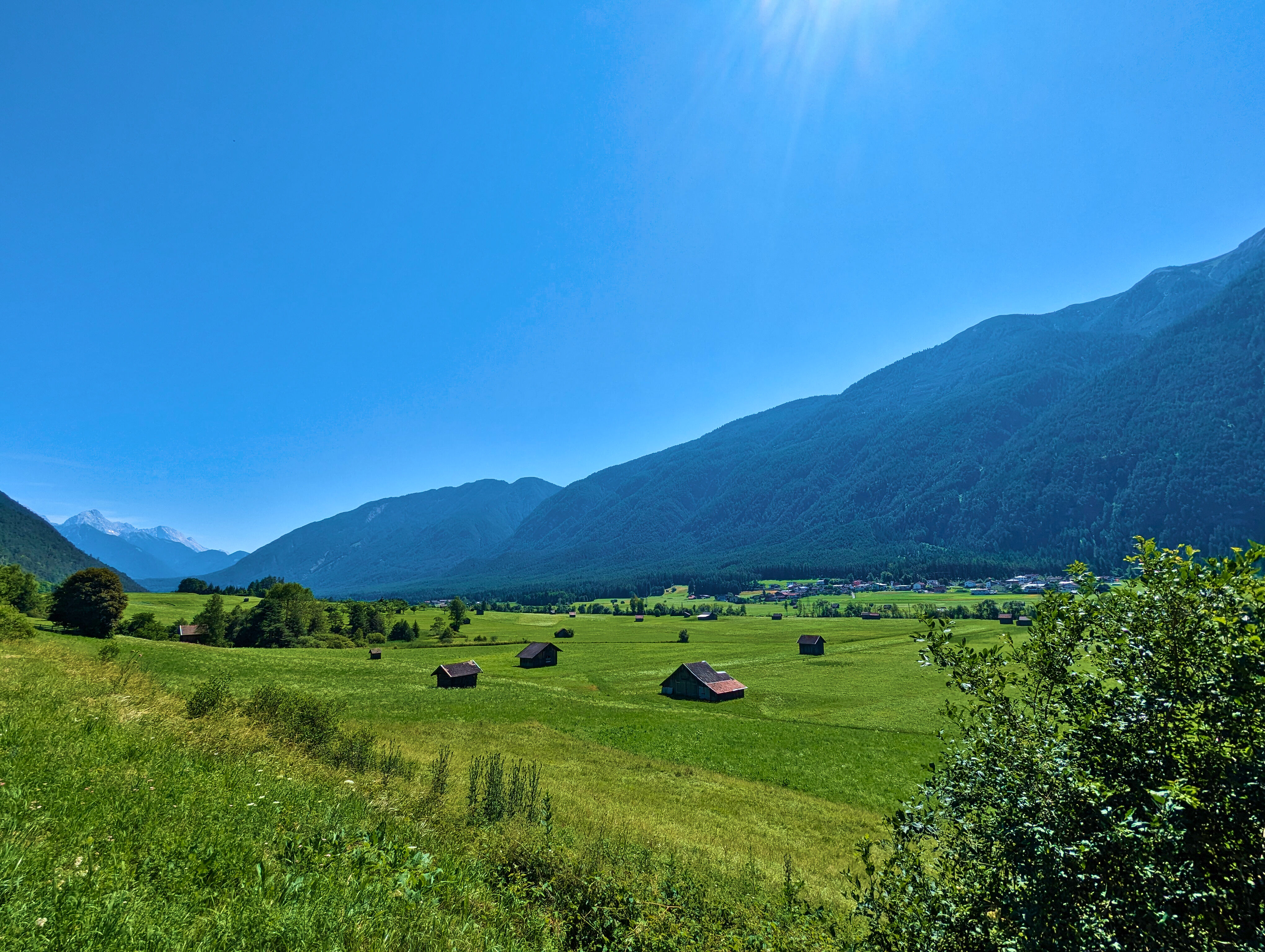 So ruhig, die stark befahrene B189 liegt hinter mir