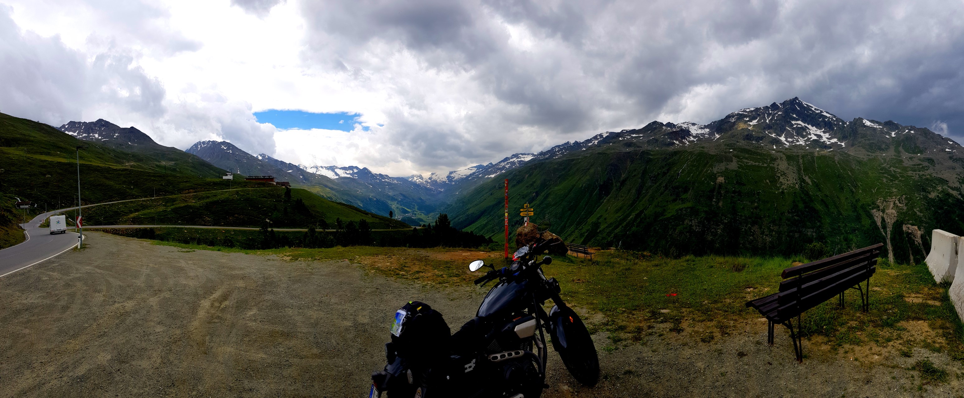 Panorama kurz vor’m Timmelsjoch, Teil 2