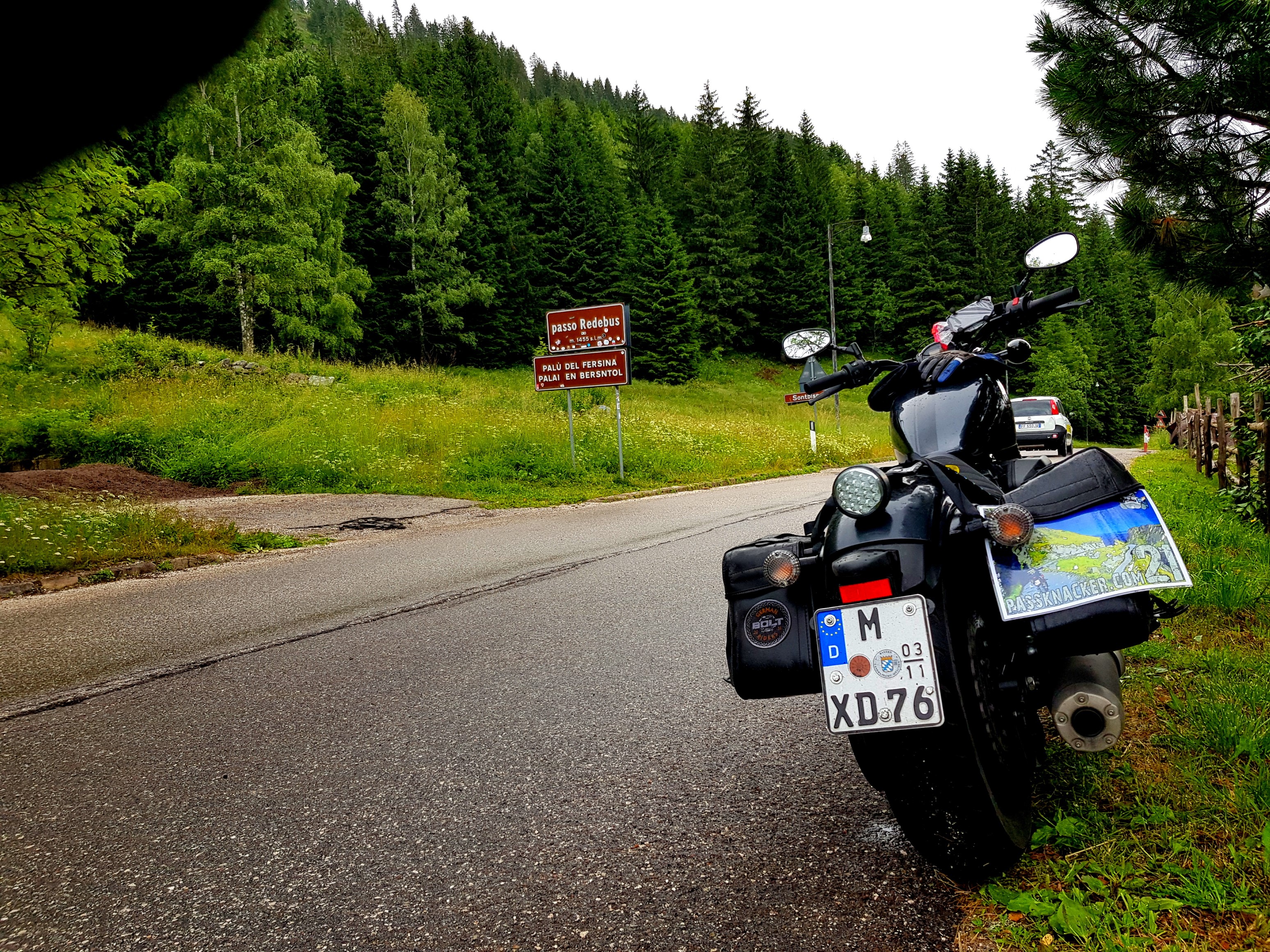 Nachweisbild am Passo del Redebus