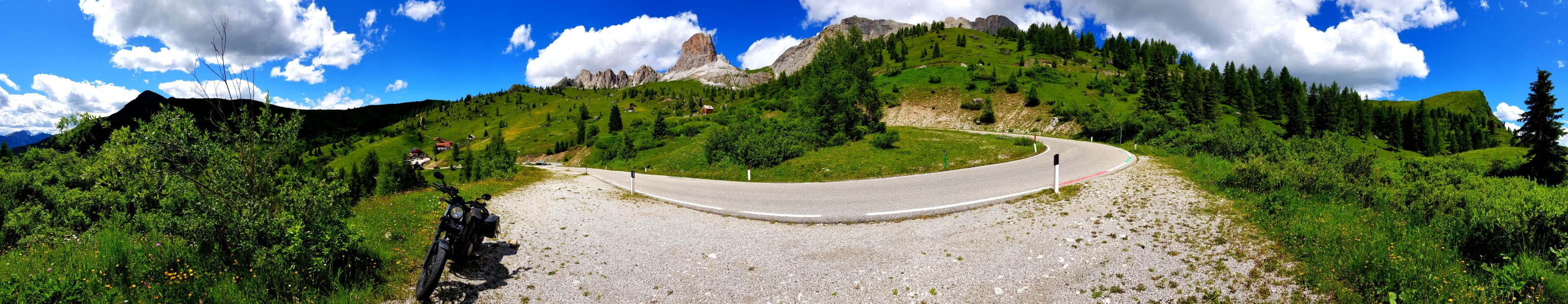 Auf dem Weg zum Passo di Giau