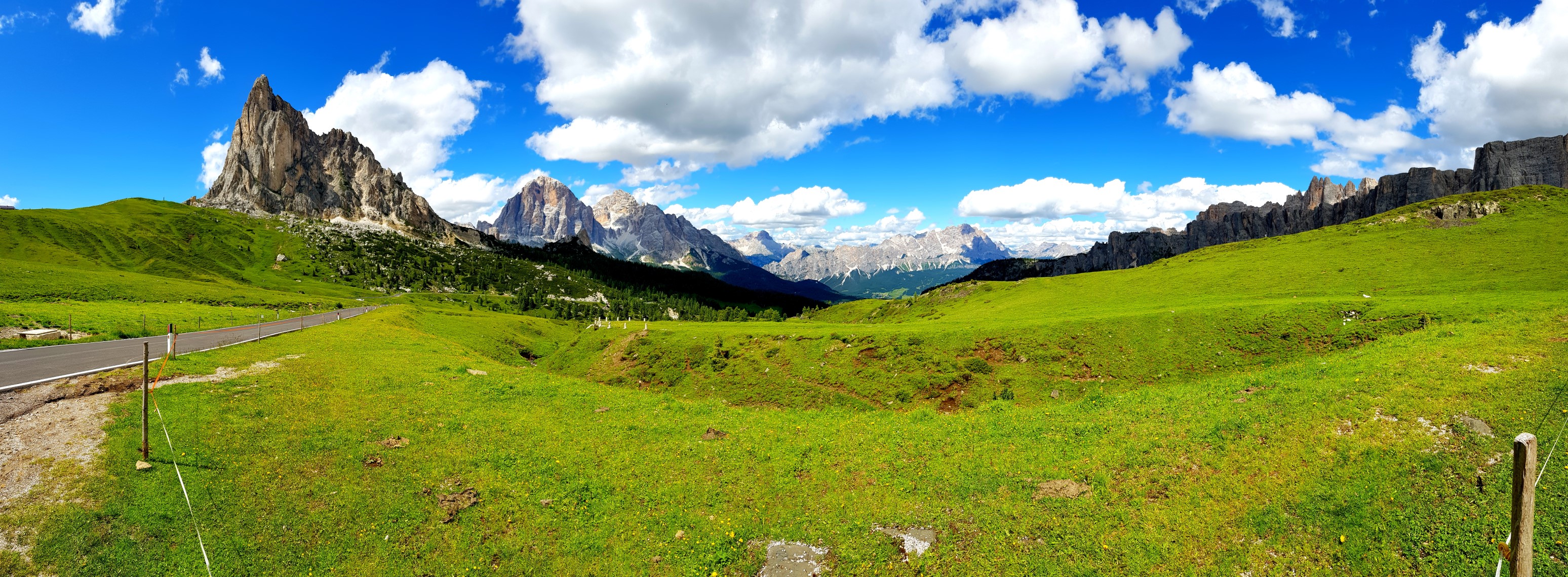 Panorama am Passo di Giau