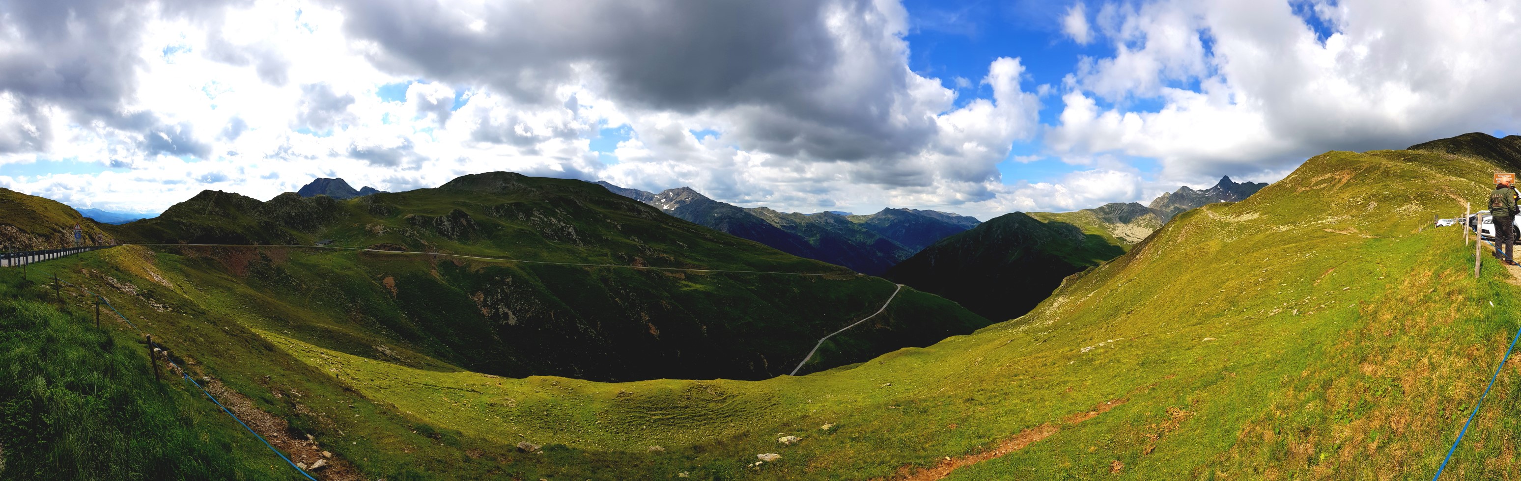 Ausblick am Penser Joch