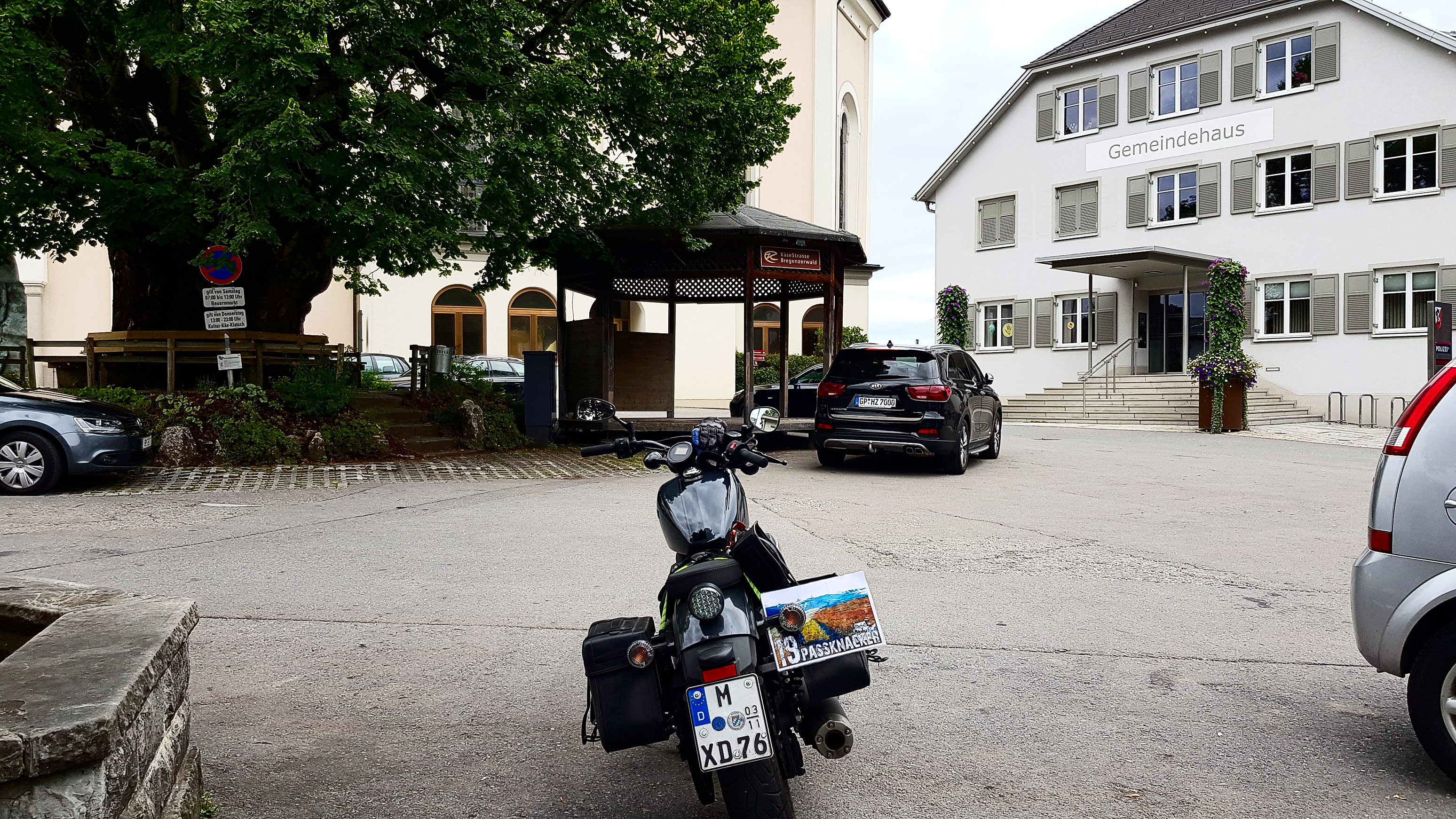 Passknacker-Nachweis, Alberschwende, mit Dorflinde