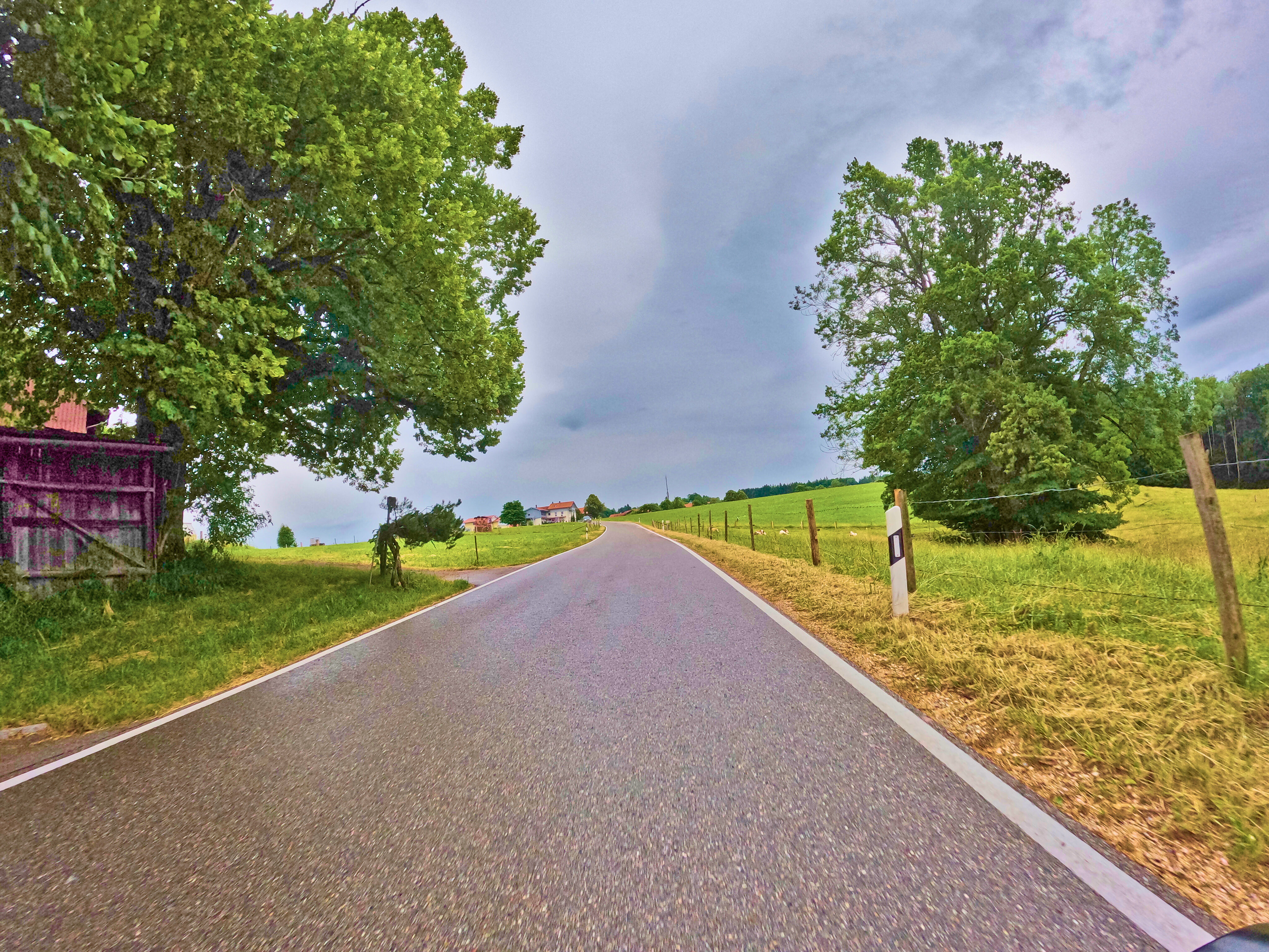 … zu vollkommen nass.