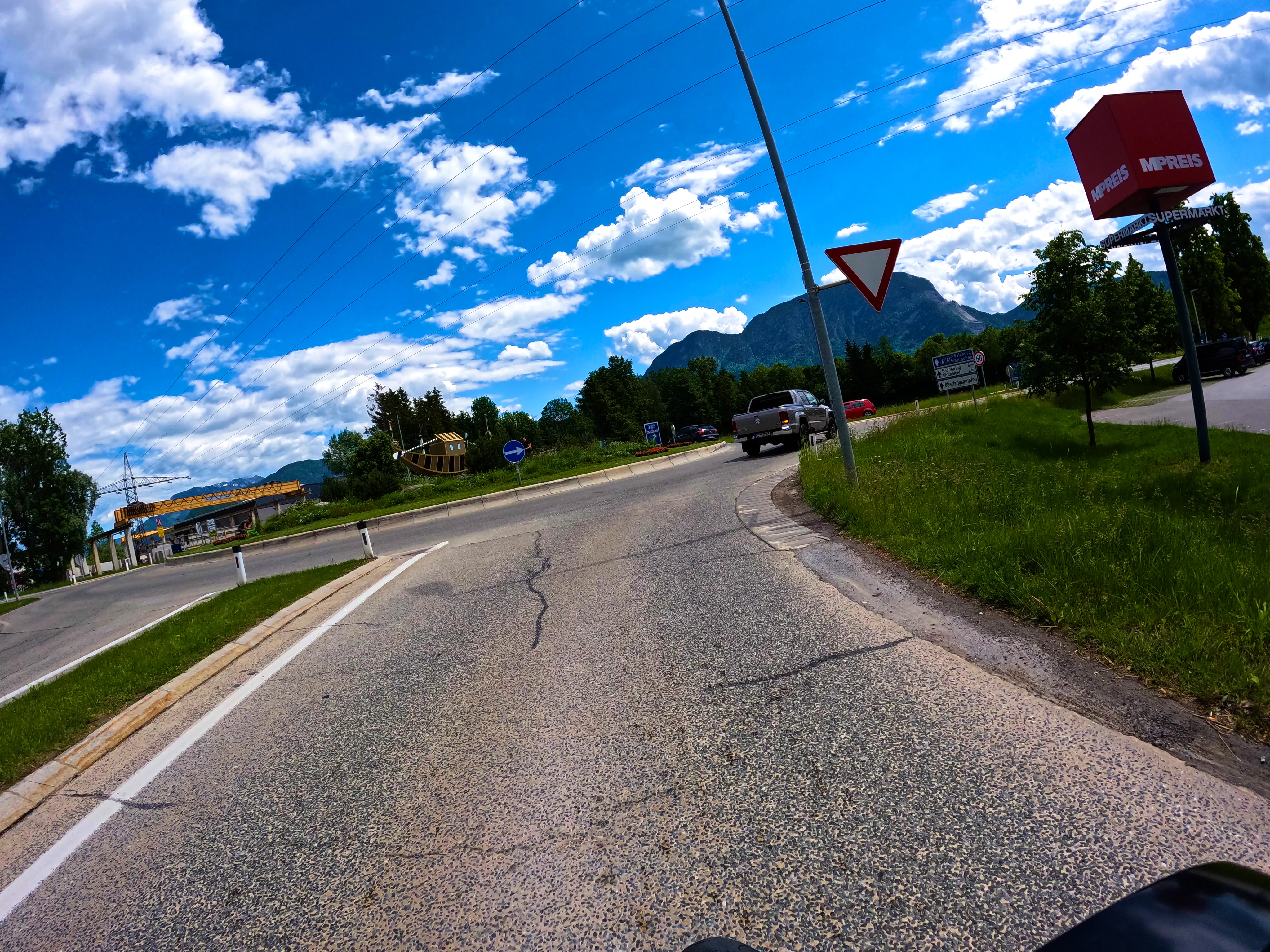 Ein Schiff im Kreisverkehr