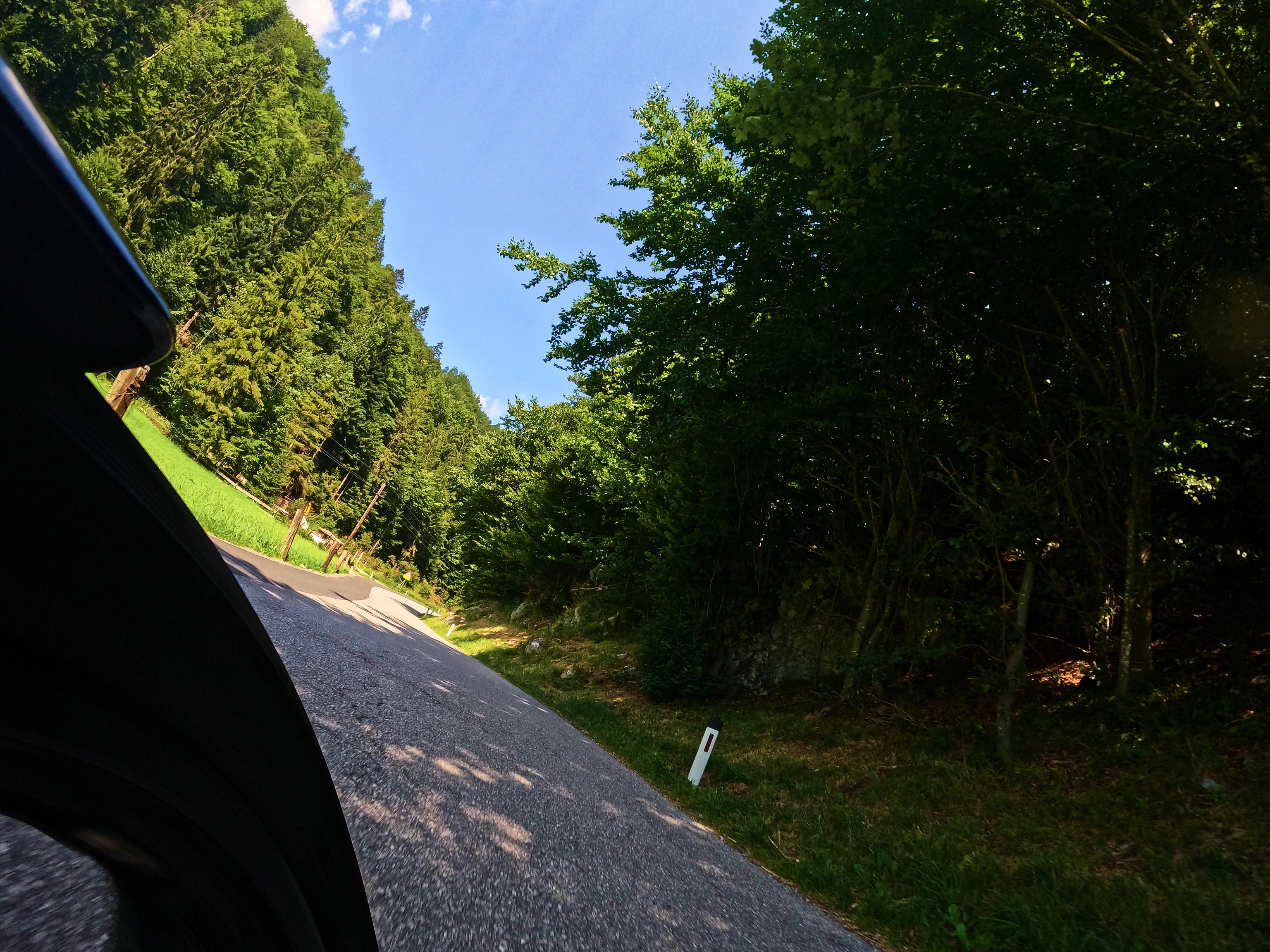 Auch der Rückweg nach Kössen war von schönen Straßen geprägt